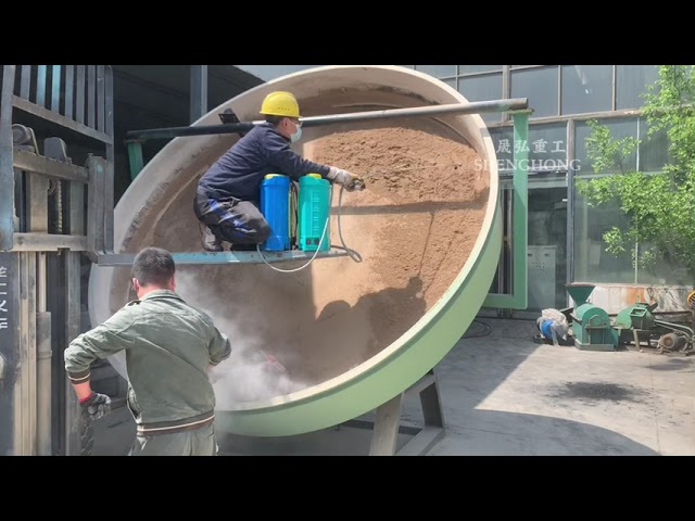 عالية الكفاءة منخفضة استهلاك الطاقة القرص المقاوم للحبيبات الأسمدة العضوية