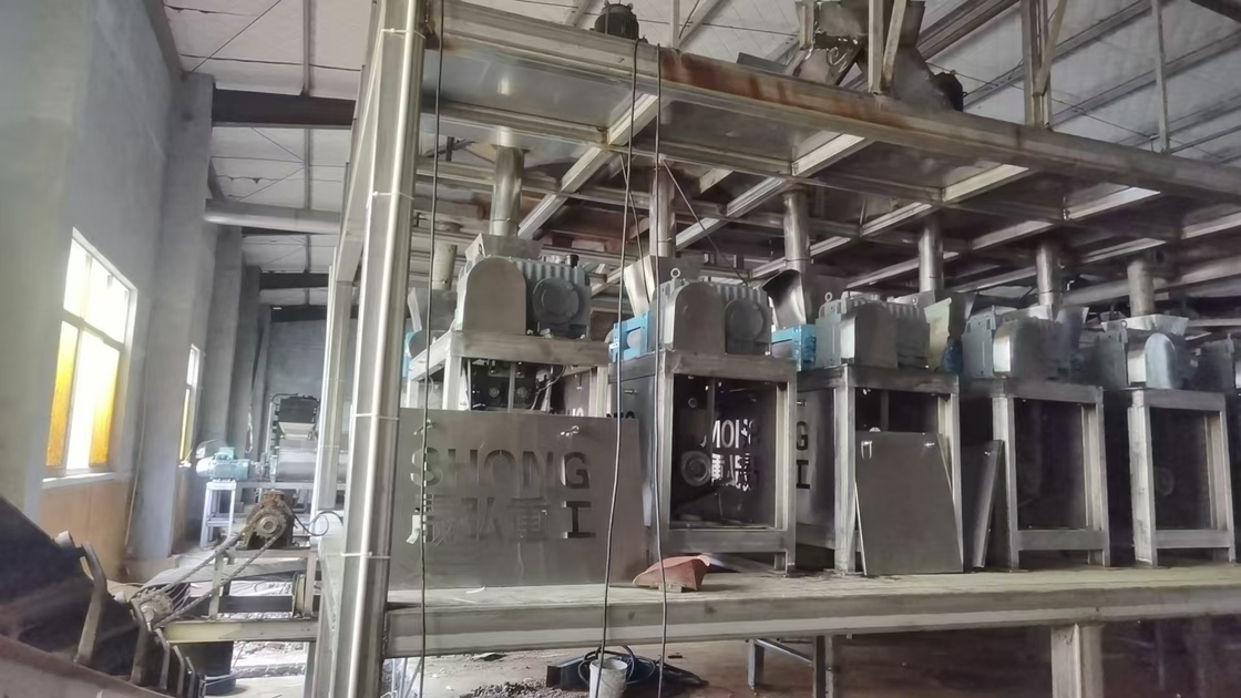 خط إنتاج الأسمدة NPK المتقدم سهلة التشغيل تصميم بيضاوي محتوى المغذيات الإجمالي ≥ 90% لنمو المحاصيل الأمثل