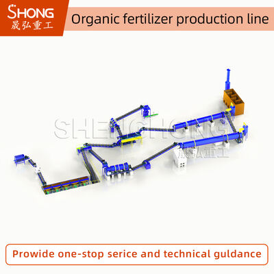 High Efficiency Compost Turner with Low Energy Consumption and Granulation Rate >98% for Organic Fertilizer Production Line