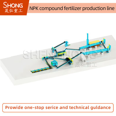 خط إنتاج الأسمدة NPK القائم / مصنع الأسمدة NPK لتصنيع الكريات