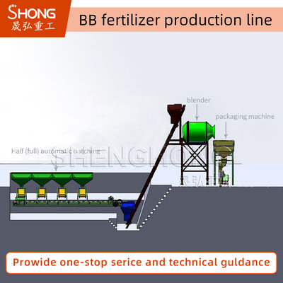 خط إنتاج الأسمدة BB ومواد الصلب الكربوني أو الصلب المقاوم للصدأ