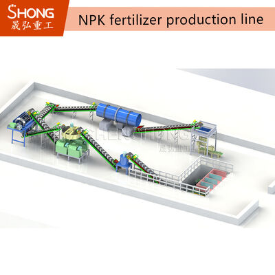 مصنع الأسمدة NPK الكامل لتصنيع الكريات عالية الجودة