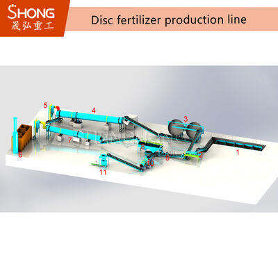 380V خط إنتاج الأسمدة العضوية نفايات السماد العضوي