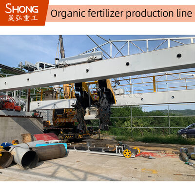 خط إنتاج الأسمدة العضوية الكربونية الفولاذية تحبيب السماد العضوي