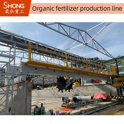 خط إنتاج الأسمدة العضوية 1 طن / ساعة للدواجن خط إنتاج الأسمدة التربوية