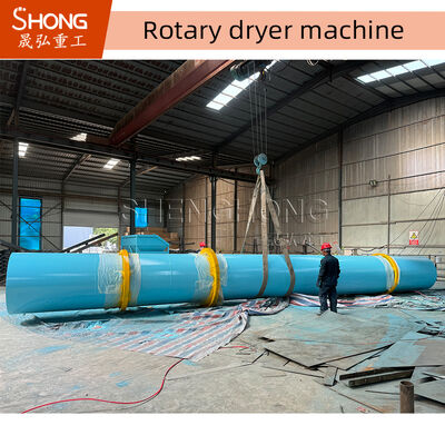 مجفف طبول دواري ذو سعة عالية 1-50 طن / ساعة مع بناء الفولاذ الكربوني / الفولاذ المقاوم للصدأ ومصادر حرارة متعددة