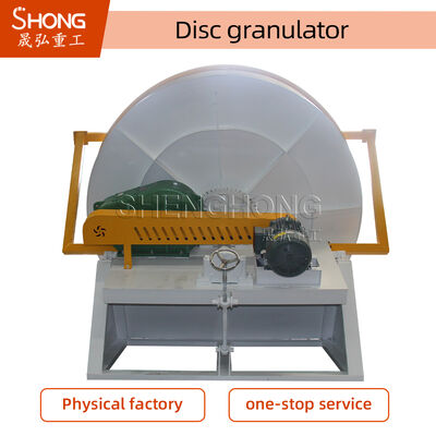 آلة تحبيب الأسمدة العضوية المصنوعة من الفولاذ الكربوني المعتمدة من SGS مع بيلتيزر قرصي عالي الأتمتة