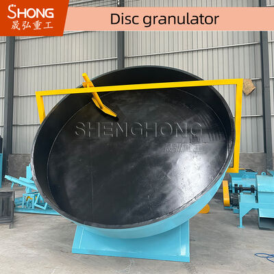 محبب الأسمدة المركبة ذو الميل القرصي القابل للتعديل مع التحكم PID وبطانة فولاذية مقاومة للتآكل