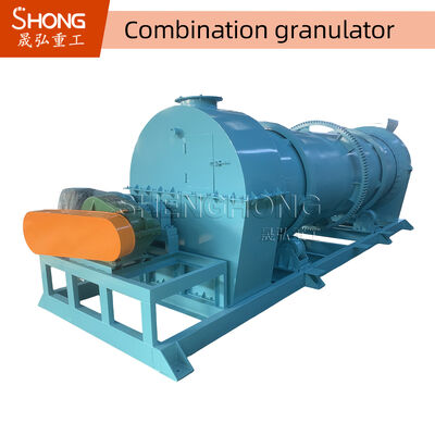 380 فولت آلة حبيبات دوارة لارتفاع معدل الحبيبات والبناء الصلب المستدام في إنتاج الأسمدة