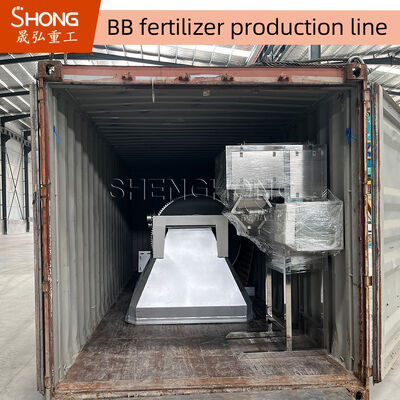 خط إنتاج السماد المركب شبه الأوتوماتيكي / معمل إنتاج الأسمدة 5-20t / H