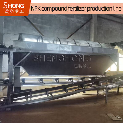 نظام إنتاج NPK مع طاقة 18.5kw ، قطر الحبيبات 2.5-20mm ، وقدرة 1-2 طن في الساعة لتحقيق حبيبات الأسمدة الفعالة