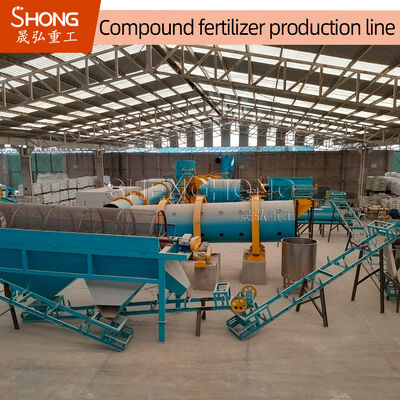 خط إنتاج أسمدة NPK بنسبة 90% من العناصر الغذائية الإجمالية بحجم الحبيبات 2-4mm ومحتوى الرطوبة ≤2%
